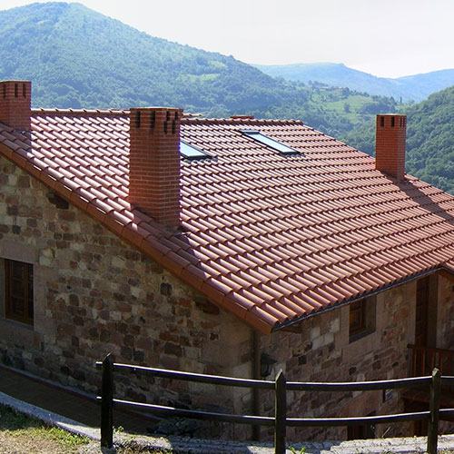 Vistas desde el exterior de la Casa Rural Pocotrigo