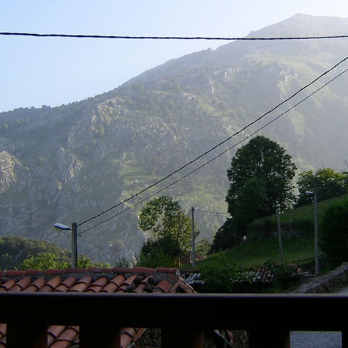 Vistas desde el interior de la Casa Rural Pocotrigo